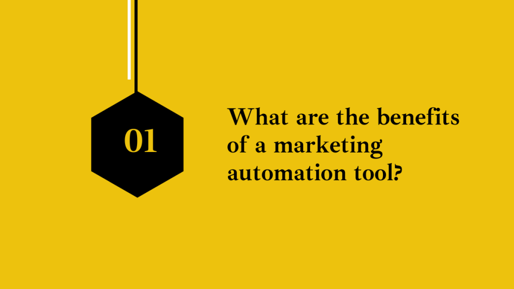 benefits of a marketing automation tool